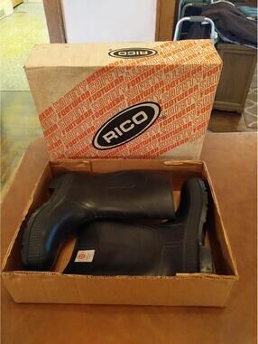 Rico Steel Toe Rubber Boots Sz 11